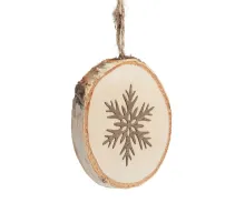 Подвеска Logger, малая, со снежинкой