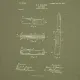 Футболка приталенная Old Patents. Knife, меланж хаки