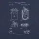 Футболка приталенная Old Patents. Lighter, синий меланж