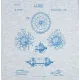 Футболка приталенная Old Patents. Wheel, голубой меланж