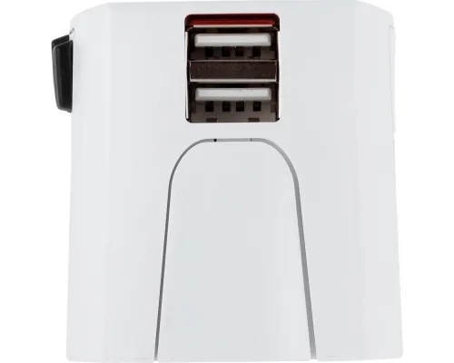 Зарядное устройство S-Kross MUV USB для путешествий, белое