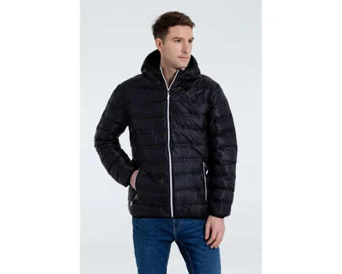 Куртка пуховая мужская Tarner Comfort, черная Куртка пуховая мужская Tarner Comfort, черная