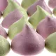 Меренги Baiser, со вкусом лайма и черной смородины
