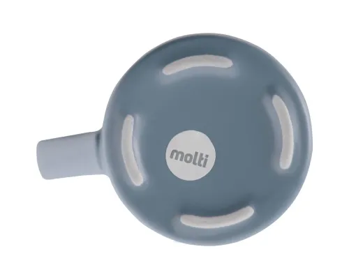 Кружка Modern Bell, матовая, серо-синяя Кружка Modern Bell, матовая, серо-синяя