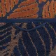 Полотенце In Leaf, малое, синее с горчичным