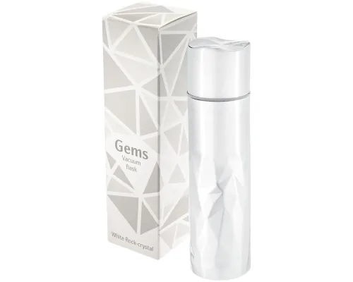 Термос Gems White Rock Сrystal, белый горный хрусталь