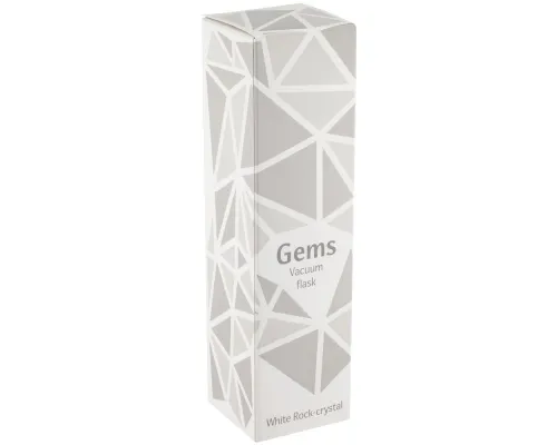 Термос Gems White Rock Сrystal, белый горный хрусталь