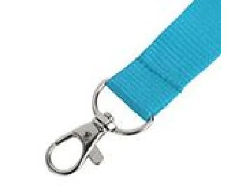 Ланьярд NECK, голубой, полиэстер, 2х50 см