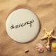 Летающая тарелка; белый; D=22 см; H=2,7см; пластик; 16+; шелкография