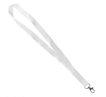 Ланьярд NECK, белый, полиэстер, 2х50 см