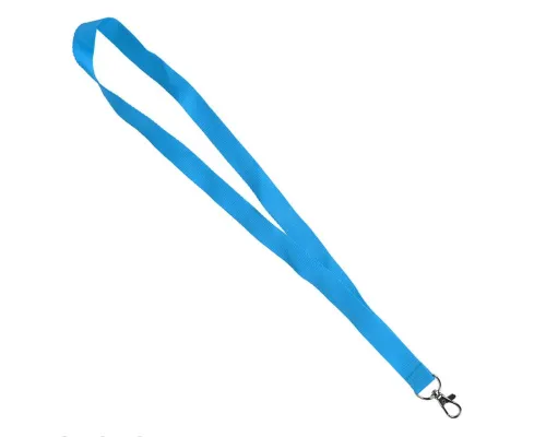 Ланьярд NECK, голубой, полиэстер, 2х50 см