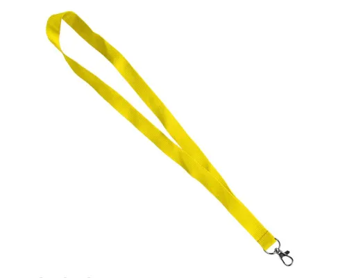 Ланьярд NECK, желтый, полиэстер, 2х50 см