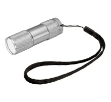 Фонарик Aurora, серебристый