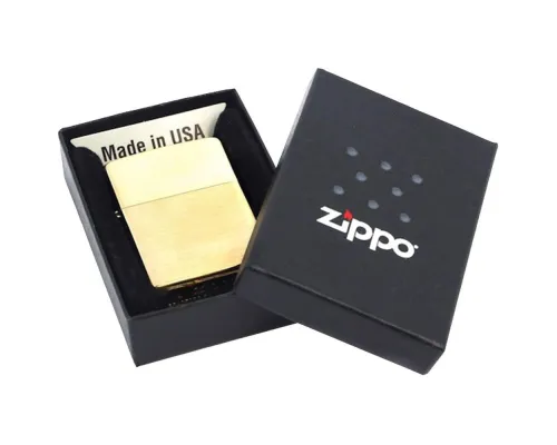 Зажигалка Zippo Classic Brushed, золотистая Зажигалка Zippo Classic Brushed, золотистая