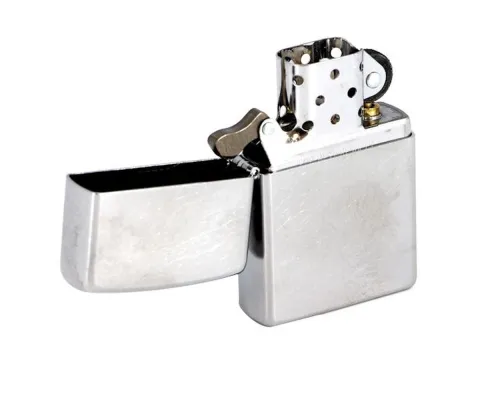 Зажигалка Zippo Armor Brushed, матовая серебристая Зажигалка Zippo Armor Brushed, матовая серебристая