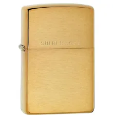 Зажигалка Zippo Classic Brushed, золотистая