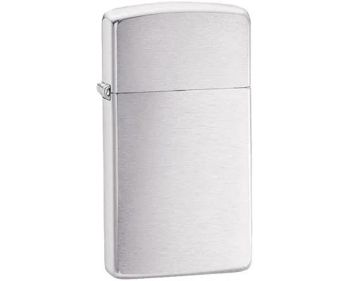Зажигалка Zippo Slim Brushed, матовая серебристая Зажигалка Zippo Slim Brushed, матовая серебристая