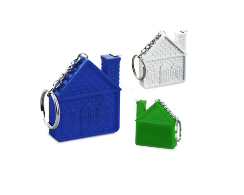 Брелок-рулетка Home, 1 метр, синий Брелок-рулетка Home, 1 метр, синий