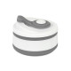 Стакан складной BUTTON; 300 мл, силикон, серый
