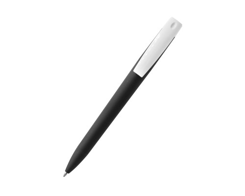 Ручка пластиковая T-pen софт-тач, желтая