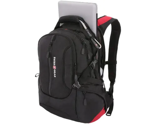 Рюкзак для ноутбука Swissgear Walkman, черный с красным