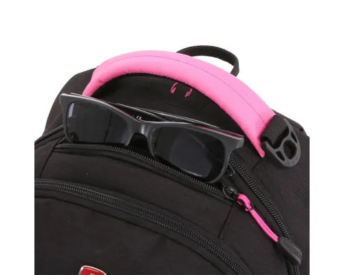 Рюкзак школьный Swissgear, черный с розовым Рюкзак школьный Swissgear, черный с розовым