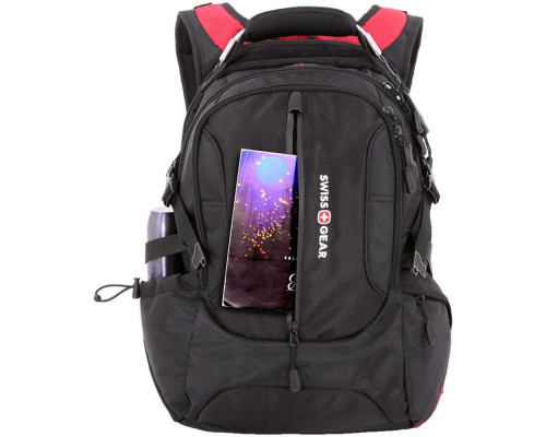 Рюкзак для ноутбука Swissgear Walkman, черный с красным Рюкзак для ноутбука Swissgear Walkman, черный с красным