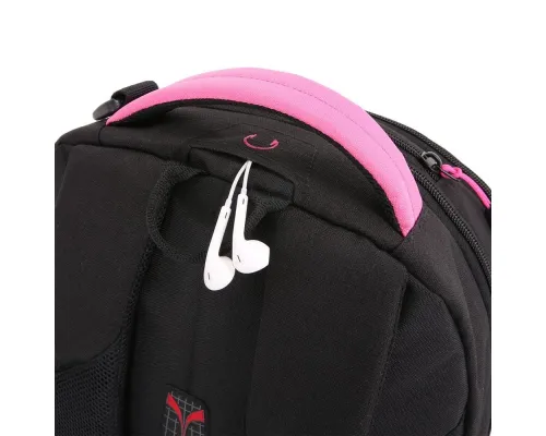 Рюкзак школьный Swissgear, черный с розовым Рюкзак школьный Swissgear, черный с розовым