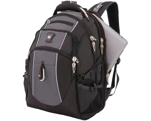 Рюкзак для ноутбука Swissgear Dobby, черный с серым Рюкзак для ноутбука Swissgear Dobby, черный с серым