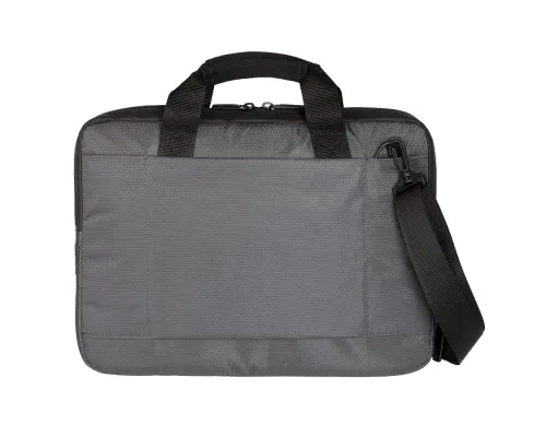 Сумка для ноутбука Qibyte Laptop Bag, темно-серая с черными вставками