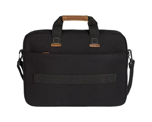 Сумка для ноутбука Sideways Laptop Bag, черная с серым