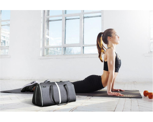 Спортивная сумка FlexPack Gym, темно-серая Спортивная сумка FlexPack Gym, темно-серая