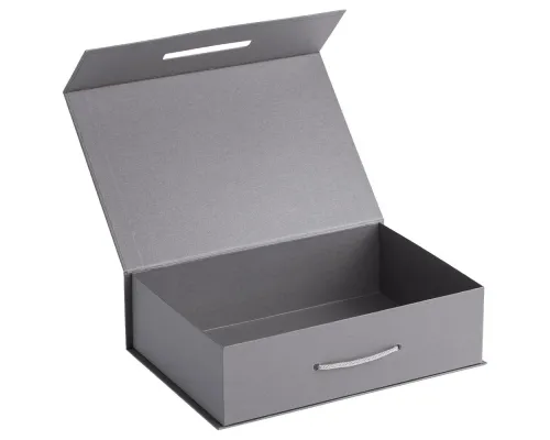 Коробка Case, подарочная, серебристая Коробка Case, подарочная, серебристая
