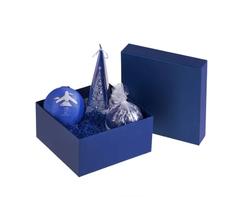 Коробка Satin, малая, синяя Коробка Satin, малая, синяя