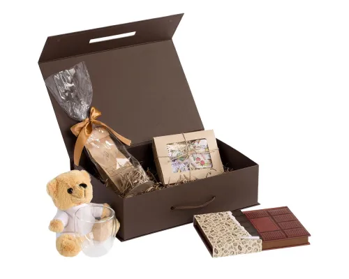 Коробка Case, подарочная, коричневая
