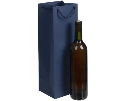 Пакет под бутылку Vindemia, синий Пакет под бутылку Vindemia, синий