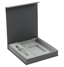 Коробка Arbor под ежедневник 13х21 см и ручку, серая