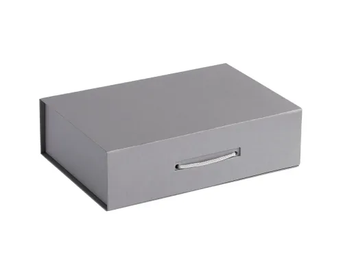 Коробка Case, подарочная, серебристая Коробка Case, подарочная, серебристая