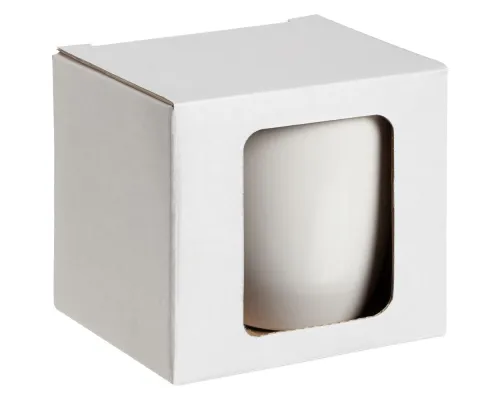 Коробка для кружки Window, белая Коробка для кружки Window, белая