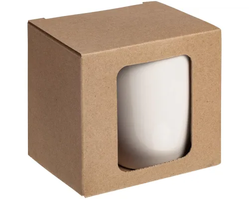 Коробка для кружки Window, крафт Коробка для кружки Window, крафт
