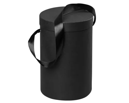 Подарочная коробка Rond, черная Подарочная коробка Rond, черная