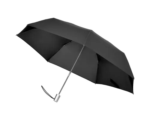 Складной зонт Alu Drop S, 3 сложения, 7 спиц, автомат, черный Складной зонт Alu Drop S, 3 сложения, 7 спиц, автомат, черный