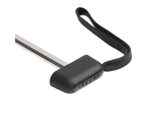 Зонт складной Carbonsteel Slim, черный Зонт складной Carbonsteel Slim, черный
