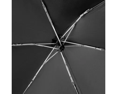 Зонт складной Carbonsteel Slim, черный Зонт складной Carbonsteel Slim, черный
