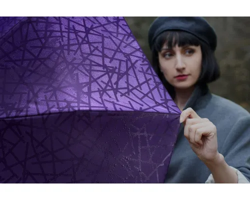 Складной зонт Magic с проявляющимся рисунком, фиолетовый Складной зонт Magic с проявляющимся рисунком, фиолетовый