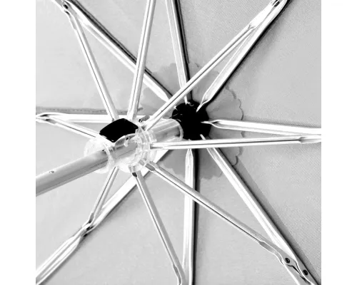 Зонт складной Fiber Alu Light, белый Зонт складной Fiber Alu Light, белый