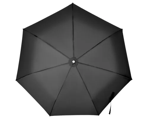 Складной зонт Alu Drop S, 3 сложения, 7 спиц, автомат, черный Складной зонт Alu Drop S, 3 сложения, 7 спиц, автомат, черный