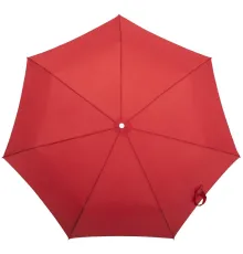 Складной зонт Alu Drop S, 3 сложения, 7 спиц, автомат, красный
