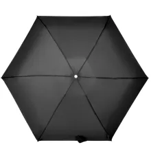 Складной зонт Alu Drop S, 4 сложения, автомат, черный