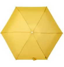 Складной зонт Alu Drop S, 4 сложения, автомат, желтый (горчичный)